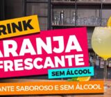 Bebida sin alcohol de naranja para disfrutar de las vacaciones