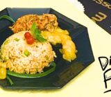 Una opción de almuerzo especial para un papá refinado